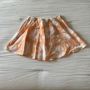 American Eagle Floral Skater Mini Skirt